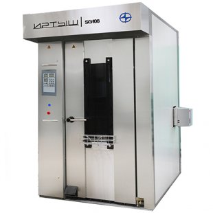 Rotary oven IRTYSH PVT - 1Kf (2470x1820x2480mm; for baking trays 700x540mm; gas; without burner)