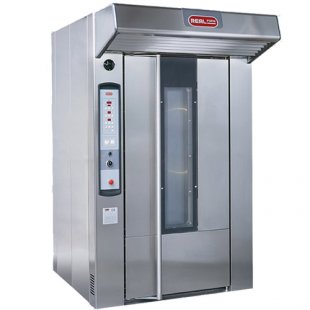 Rotary oven Real Forni SP Mini E (1120x2000x2100(2700) in, 22.5 kW, 380V, platform)