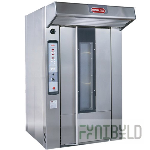 Rotary oven Real Forni SP Mini E (1120x2000x2100(2700) in, 22.5 kW, 380V, platform)