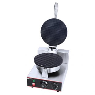 Waffle iron HURAKAN HKN-GES4M (250x360x270mm, round cast iron, hot surface, 1kW, 220V)