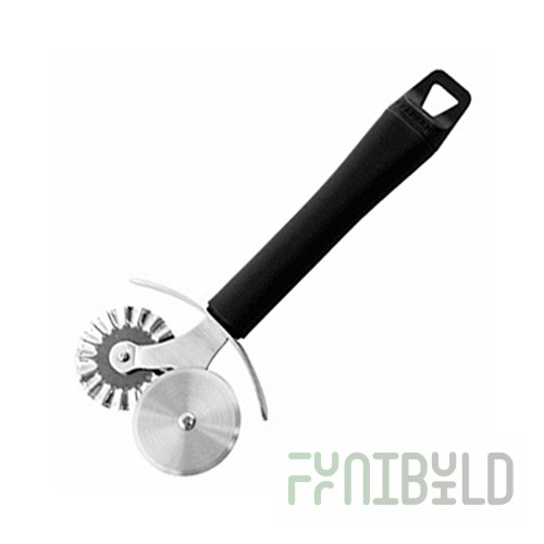 Roller knife (stainless steel) plastic double D=40, H=38, L=180mm; black, metal. art.4070923