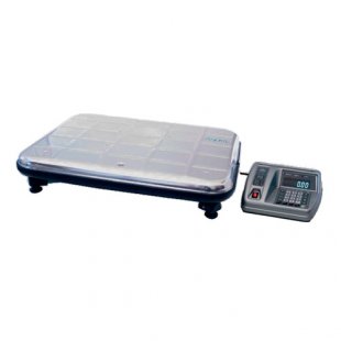 Electronic scales VEU-150S-50/100-D-U 100/80/87 (platform 600x450 in stainless steel, up to 150 kg)
