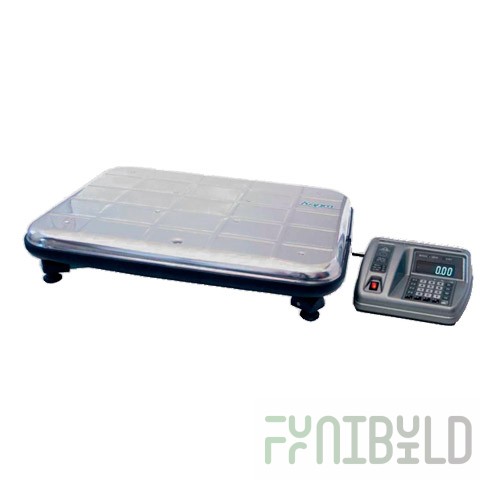 Electronic scales VEU-150S-50/100-D-U 100/80/87 (platform 600x450 in stainless steel, up to 150 kg)