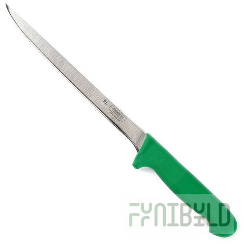 Fillet knife 20 cm green handle "Pro-Line"