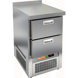Table with freezer. cabinet Hicold GNE 2/BT (565x700x850mm; 0.24 kW, 220 V, -10...-18 °C)