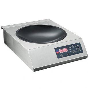 Induction wok cooker INDOKOR IN3500 WOK (340x445x115mm, 3.5 kW, 220, stainless steel)