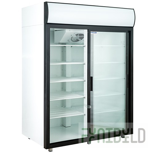 Medium-temperature cabinet V=1000 l, DM110Sd-S 2.0 (glass sliding doors) +1...+10
