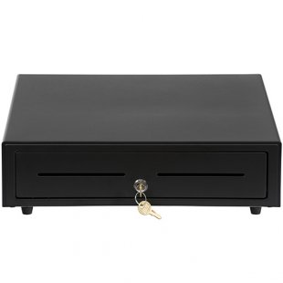 Cash drawer ATOL CD-410-B black, 410x415x100, 24V, for Shtrikh-FR