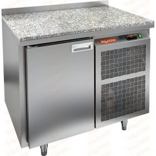 Table with refrigerated cabinet Hicold GN1/TN (stone) (900x700x850mm, 220V, -2...+10 °C)