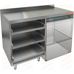 Table with wing for in Hicold NBMKBKP-12/7BP (1200x700x850 in, stainless steel AISI430)