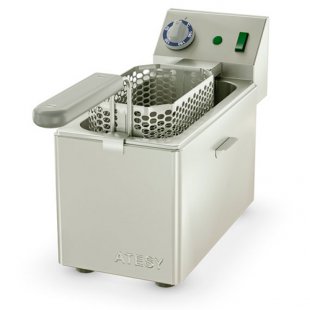 Electric tabletop deep fryer 1 capacity PANDA-EURO-1X1/3 (208x568x342 in, 8 l, 2.3 kW, 220 V)