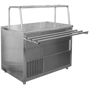 Cooled table Lira-Profi Eco SOEP/LPE (1120x705(1030)x1220(1240) in, 1 shelf, galvanized steel, 220V)