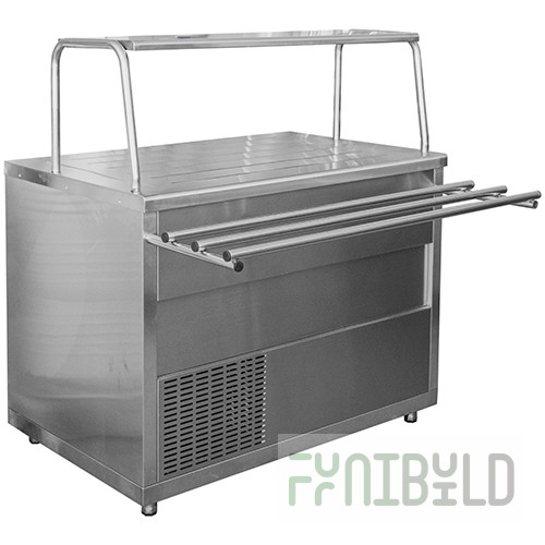 Cooled table Lira-Profi Eco SOEP/LPE (1120x705(1030)x1220(1240) in, 1 shelf, galvanized steel, 220V)