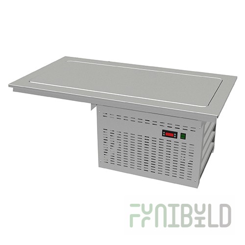 Cooling surface built-in, stainless steel Gastrolux POV-137/N (1300x700x392 in, 0.45 kW, 220V)