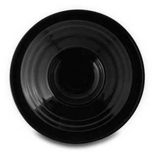 Bowl with lid, black ceramics d=15.5 cm, 350 ml art. 23786/PT211