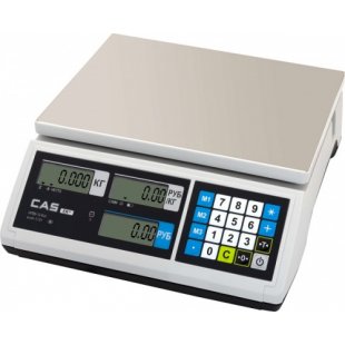 Trade scales CAS ER-JR-15CB (304x324x112 in, platform 290x209 in, 220 V)