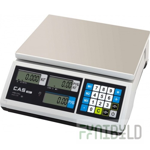 Trade scales CAS ER-JR-15CB (304x324x112 in, platform 290x209 in, 220 V)