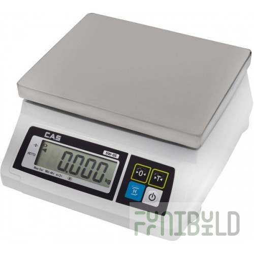 Platform for scales CAS SW stainless steel (SW-I for 5;10;20 kg and SW-II for 5;10;20;30 kg)