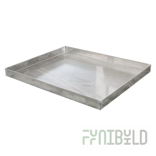 Baking tray 570x470x40 stainless steel (for stoves, ovens)
