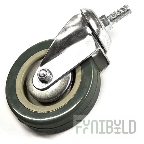 Wheel with fastening for waiter trolleys C3303334 without brake (diameter 100)