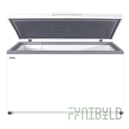 Chest freezer V=433l, MLK-500, -18...-25, 1404x680x790mm, solid lid (1 basket)
