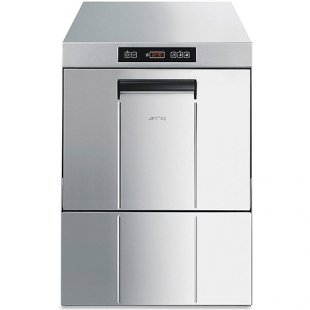 Front-loading dishwasher SMEG ECOLINE UD503D (580x600x820mm, 500x500mm cassettes, electronic control, 220V/380V, 3.2/5.7 kW)