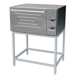 Electric oven cabinet shzhe/1 / 22301 (800x706x1080, 4 levels 530x470x30, stainless steel face, 4.5 kW, 220 V)