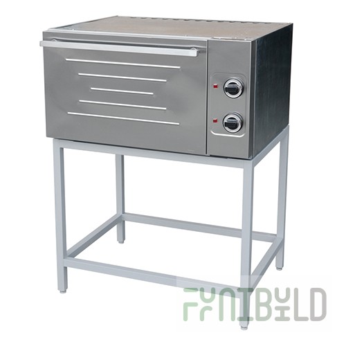 Electric oven cabinet shzhe/1 / 22301 (800x706x1080, 4 levels 530x470x30, stainless steel face, 4.5 kW, 220 V)