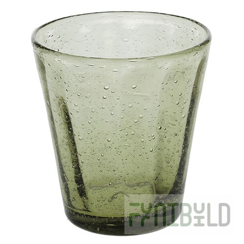 Glass 340ml color VERDE OLIVA, KOLORS, Tognana, art. KL557340031, in pack. 6 pcs.
