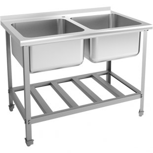 Solid-drawn washing bath EKONOM VMOtsb2-500ETsK with side 1150x700x870 in, (capacity 500x500x300 in)