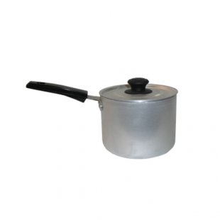 Saucepan (aluminum) 1.0 l. with 1 plastic handle art. 14011, pack. 20 pcs.