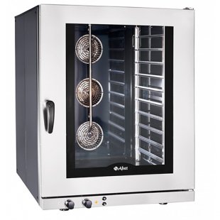 Convection oven KEP-10E (10 levels, 400x600 in, enamel chamber, electric/mechanics, without protection) painted side walls