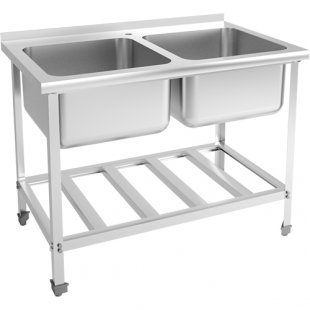 Washing bath, solid-drawn STANDARD VMOtsb2-500SNK with side 1150x700x870 in, (capacity 500x500x300 in)