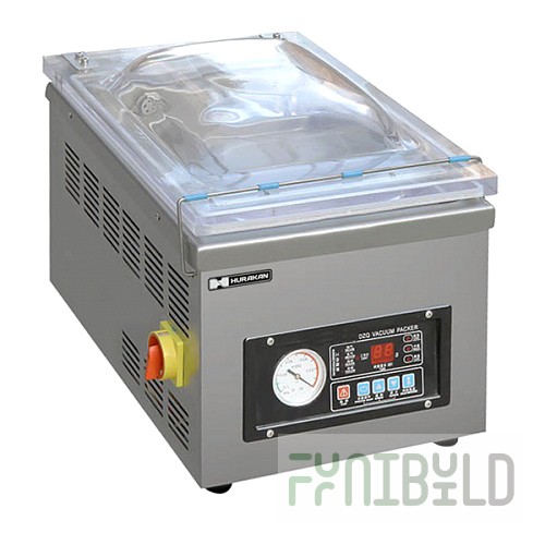 Vacuum packaging machine HURAKAN HKN-VAC260M (495x345x340mm, 6.5 m3/h, 0.18 kW, 220V)