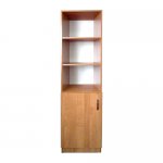 Cabinet for the staff room (semi-open narrow) 450x400x1900mm, art. ШПО-40 (ALDER)