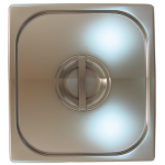 Gastronorm container without lid stainless steel GN-2/3 depth 40, 2.4 l. (354x325x40 in.), in pack. 10/20 pcs.