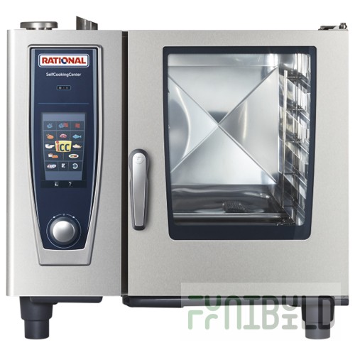 Combi steamer RATIONAL SCC 61 B618100.01 (771x847x782mm, 6xGN1/1, 11kW, 380V)