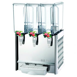 Juice cooler LSJ9X3 (410x410x670mm, 3x9l, +7...+12°С, 0.38 kW, 220V)