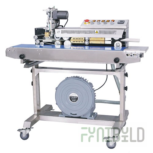 Roller conveyor sealer FRSC-1010III with date and air pumping (1065x540x1020 in)