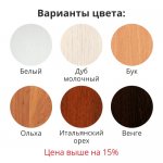 Children's wardrobe 4-section 1200x350x1350mm, art. ШД-4 (SALAD)