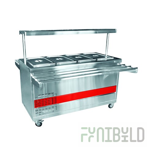 Refrigerated counter PVV(N)-70PM-01-NSH mobile, open