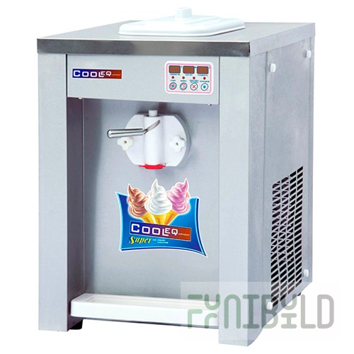 Soft ice cream freezer COOLEQ IF-1 (440x750x850, 16 kg/hour, 3.5 l, stainless steel, 1.5 kW, 220 V)