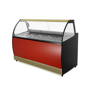 Low-temperature display case 1750x865x1320 in, Veneto-VN-1.75 (for ice cream) -20 C°