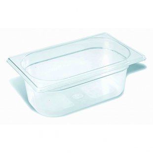 Gastronorm container without lid polycarb. GN 1/9, H-65, 176x108x65mm, PL-