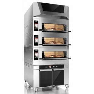 Combined oven, column FINES FD68/3S-HTBP10/60S-HTB/HK (980x880x2100mm, 19.2 kW, 430 kg)