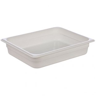 Gastronorm container without lid p/p GN 1/2, H-65, 325x265x65 in, (white plastic), in pack.14. 422107416
