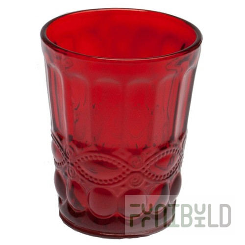 Glass 265ml ROSSO, SOLANGE Tognana, art. A9557260022, in pack. 6 pcs.