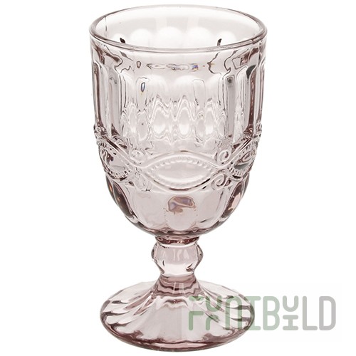 Wine glass 350ml glass, color CICLAMINO, SOLANGE Tognana, art. A9565350055, in pack. 6 pcs.