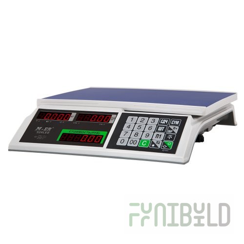 Electronic desktop scales for packing M-ER 326AC-32.5 (345x330x120mm, platform 325x230mm, up to 32 kg, LCD)