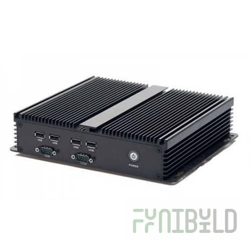Intel Celeron J1900, 2.0/2.4 GHz, RAM 4GB, SSD 64GB, 6*RS-232, 1*VGA, 1*HDMI, 7*USB2.0, 1*USB3.0, 1*Ethernet, 1*MIC, 1 *Audio, 1*12V DC-in, black, 234x200x52, Win10